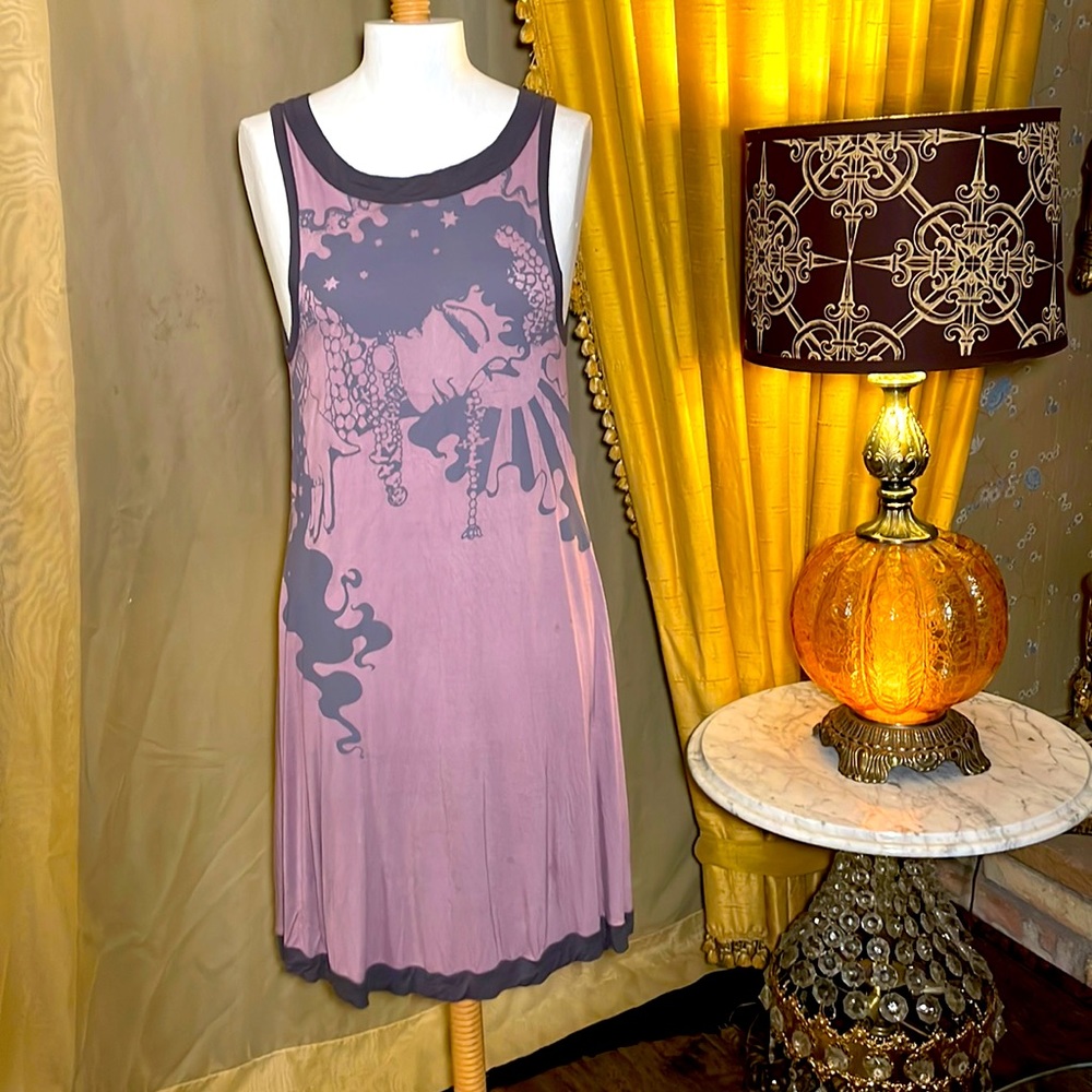 Vintage sleeveless St Martins midi dress